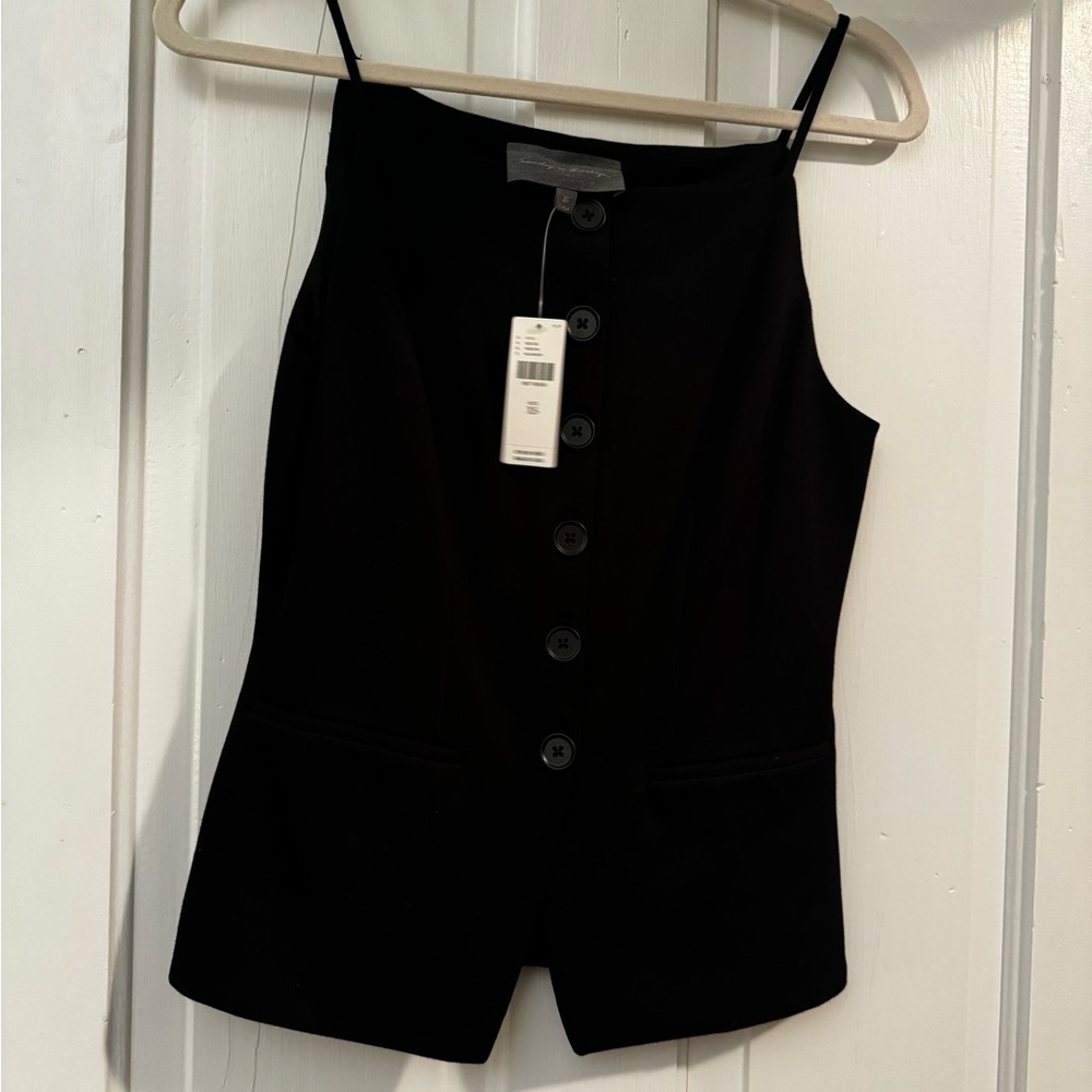 Sunday in Brooklyn Ponte Apron Vest NWT - Picture 2 of 4